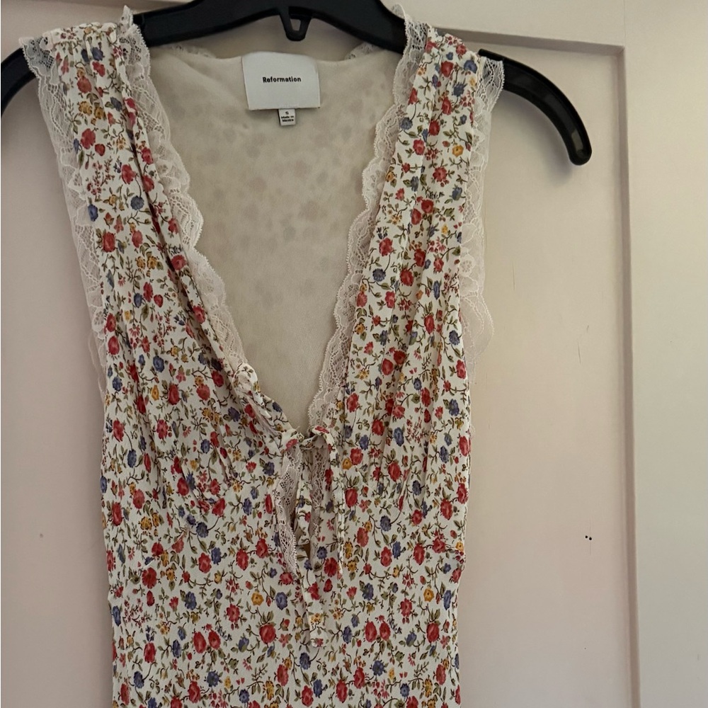 Reformation floral maxi dress
